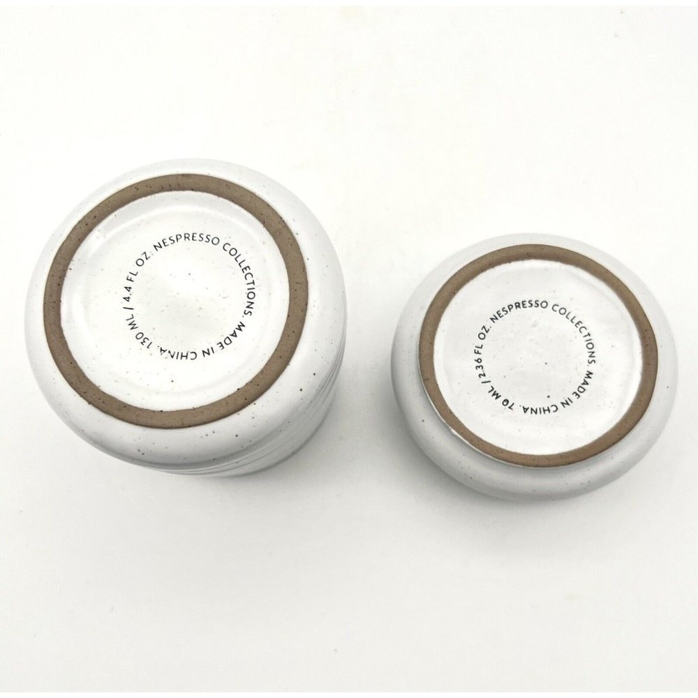 NESPRESSO ORIGINALE COFFEE CREAMER SUGAR BOWL SET #3579 - Picture 6 of 6